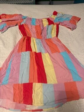 Women’s geometric pattern summer dress